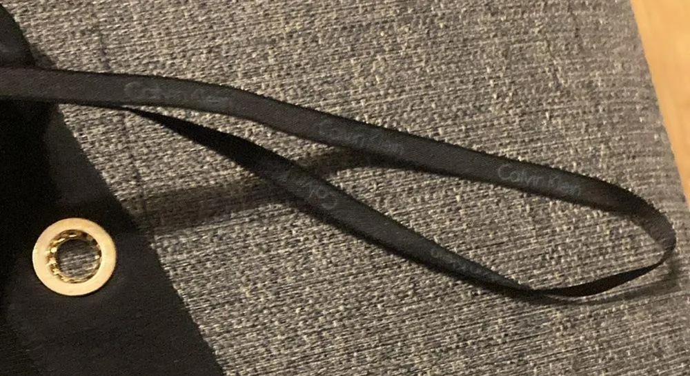 Calvin Klein Black Open Front 3/4 Sleeve Cardigan - Image 5