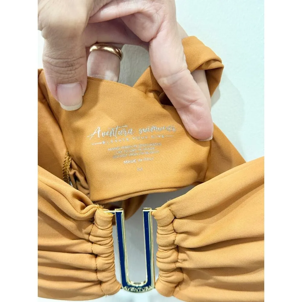 Aventura Seraphina Top & Terra Glow Bottom Bikini Set Marigold Women's Medium Orange - Image 6