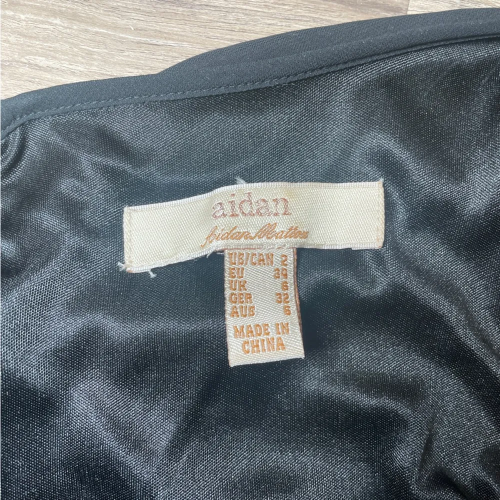 Aidan tiered Sequin Evening Gown Size 2 - Image 2