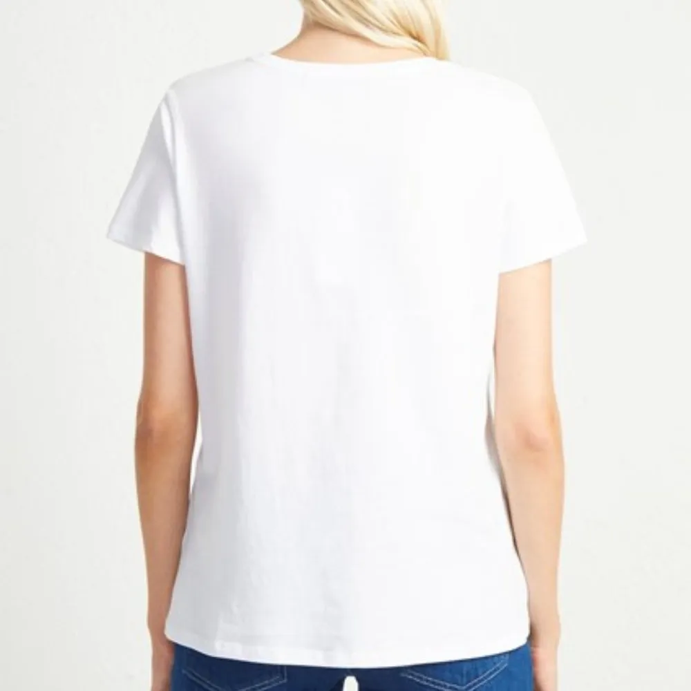 NWT FRENCH CONNECTION CHERIE SLOGAN T-SHIRT - Image 5