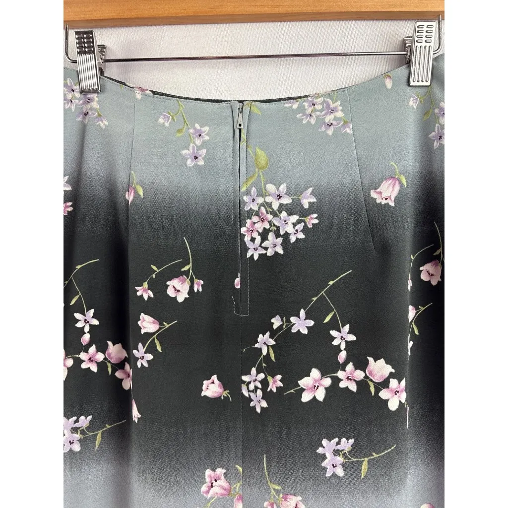 Jay Jacobs Womens Floral Gradient Skirt Size 7 Pink - Image 5