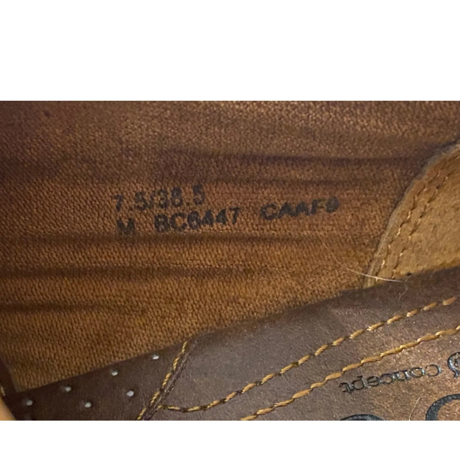 BØC Born Concepts Brown Leather Heeled Clogs‎ Mules Slip On Comfort Shoes 7.5 - Image 6