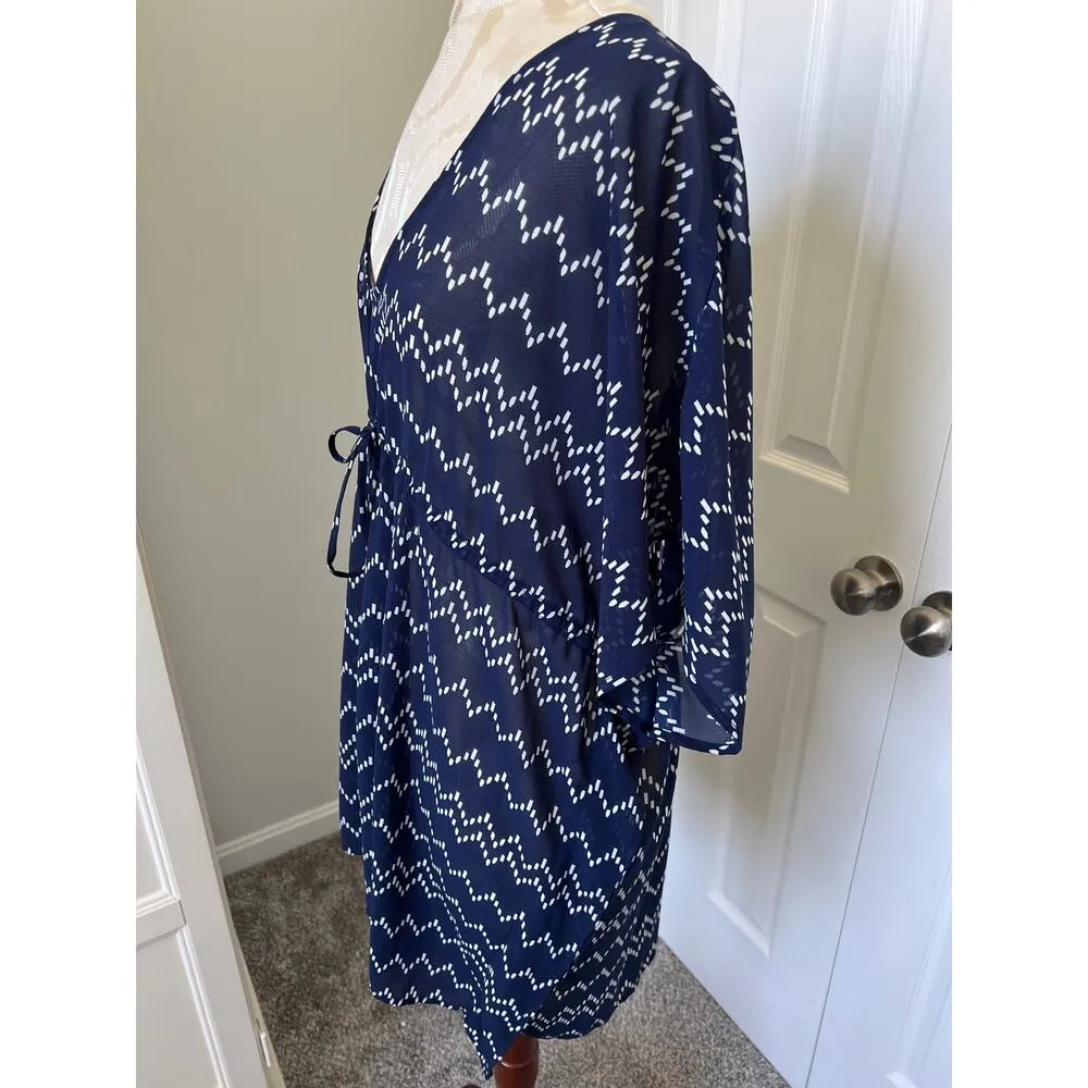 Merona Drawstring Waist Swim Cover Up Large - Image 4