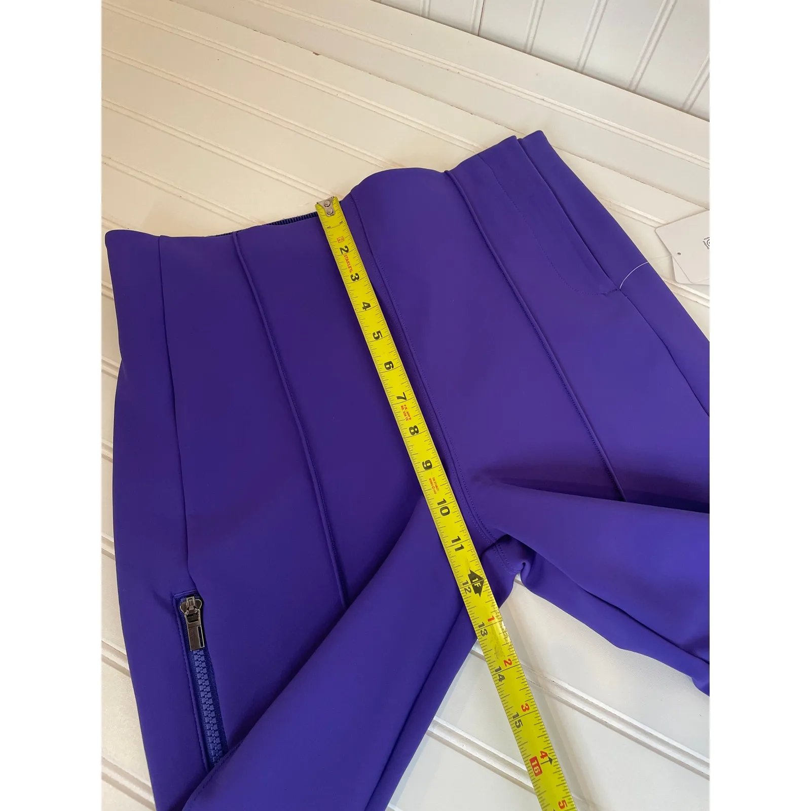 NWT ATHLETA Glacier Snow Skinny Ski Pant Noble Blue (Purple) Womens Size 8 - Image 6