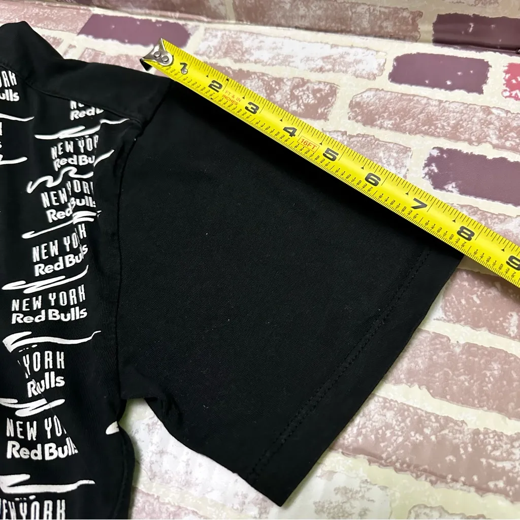 MLS Red Bulls Black Short Sleeve Tee size L Size L - Image 6