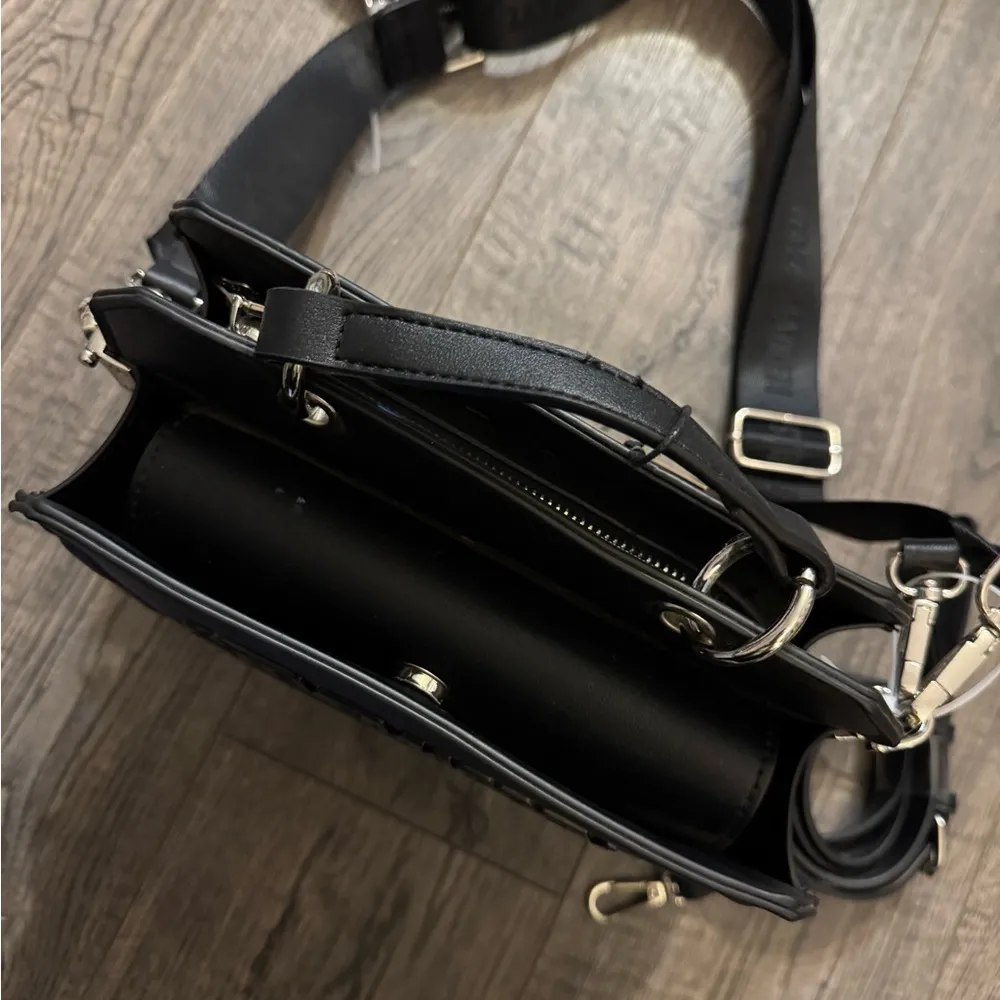 Steve Madden Black Bevelyn Crossbody Purse Bag With Pouch TikTok Viral NWT - Image 5