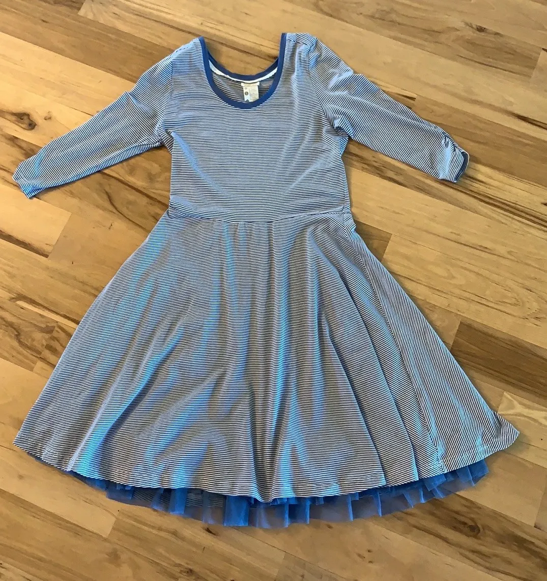 Dress Between the Lines Knee Length Womens S Hello Lovely - Image 4