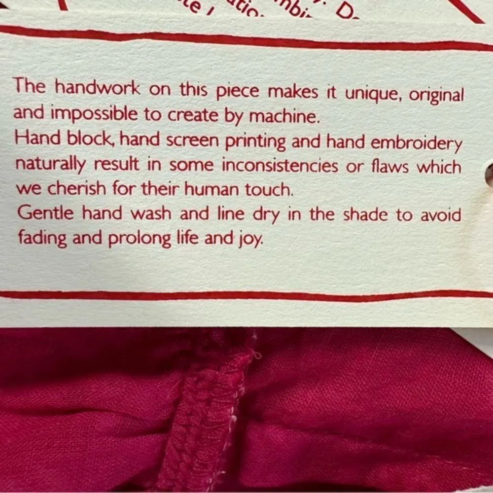 Banjanan Women Pink Penelope Tiered Ruffled‎ Dress Shadow Bloom Paradise Size XS - Image 14