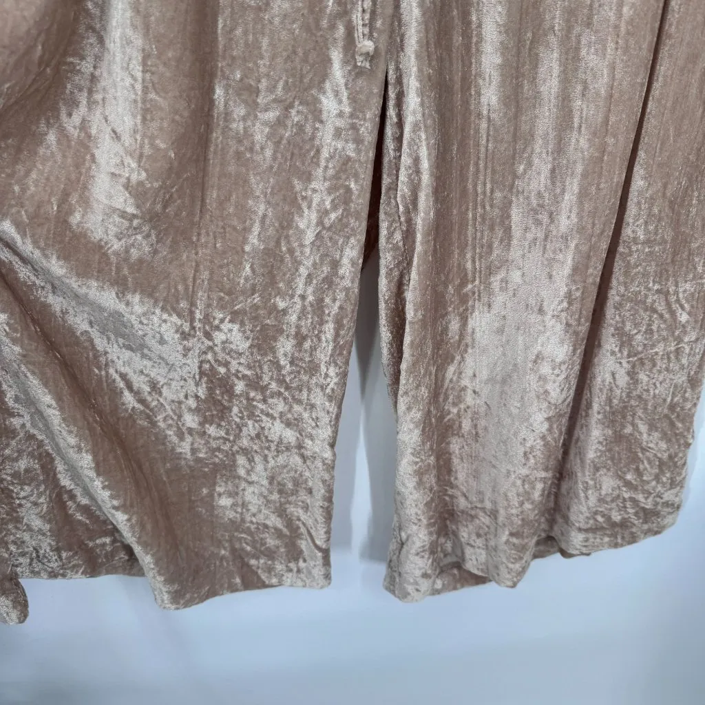 Hei Hei Fairy Boho Burnout Velvet Wide Leg Lounge Pants MP Pink Coquette‎ Size undefined - Image 3