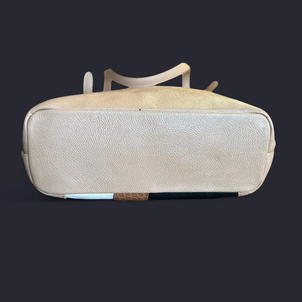 Nine West Black, Brown, and Cream Tote - Image 3