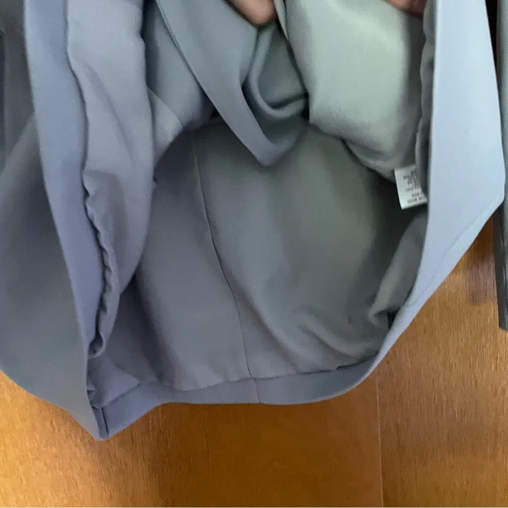 Current Air Grey Oversized Double Breasted Blazer Size Medium Minimal Office - Image 7