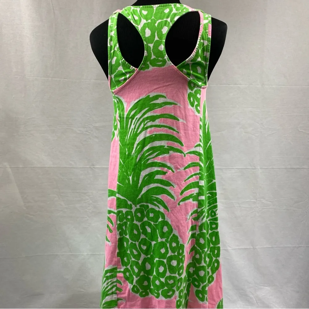 Lilly Pulitzer Monterey Flamenco Tank Dress Pink & Green Pineapple  XS Extra SM - Image 8