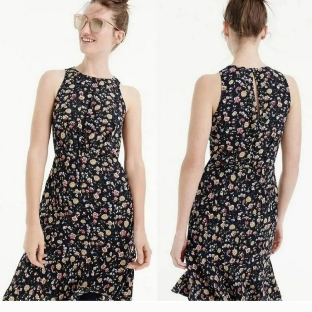 J. Crew Mercantile Ruched Waist Dress In Vintage Floral Size 4 - Image 2