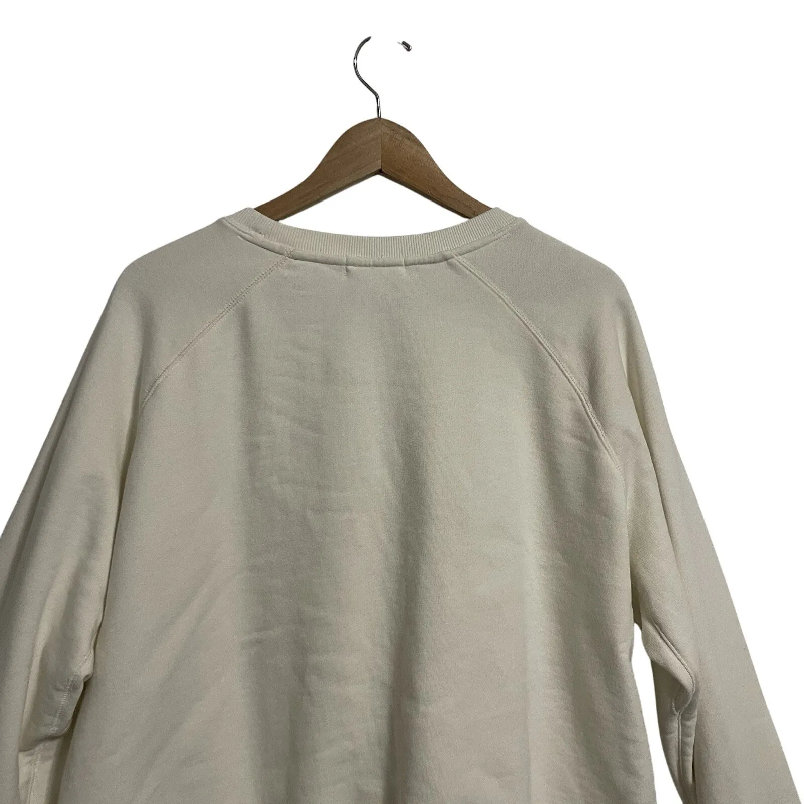 PELOTON Cream Raglan Sweatshirt Logo Pullover Athleisure Women's Size 2X - Image 11