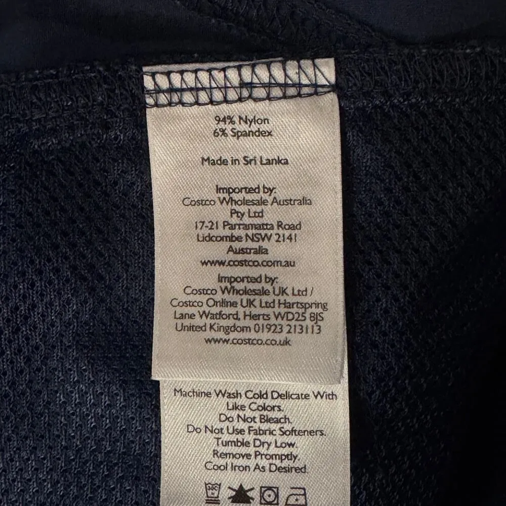 Eddie Bauer SZ 14 Rainer Capris Pants Stretch Mid-Rise Zip Pocket Navy Blue - Image 10