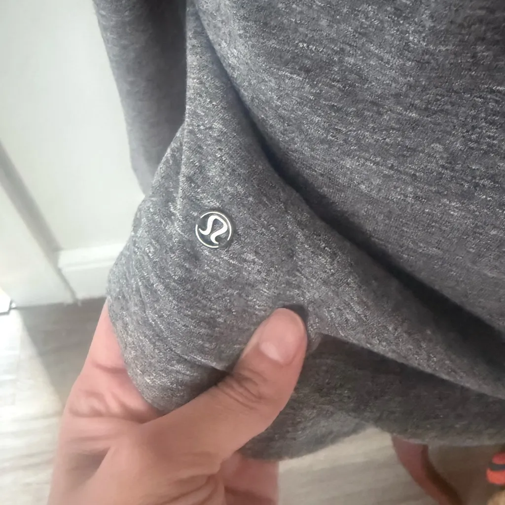 Lululemon Athletica Charcoal Jacket Wrap Sweater 10 - Image 7