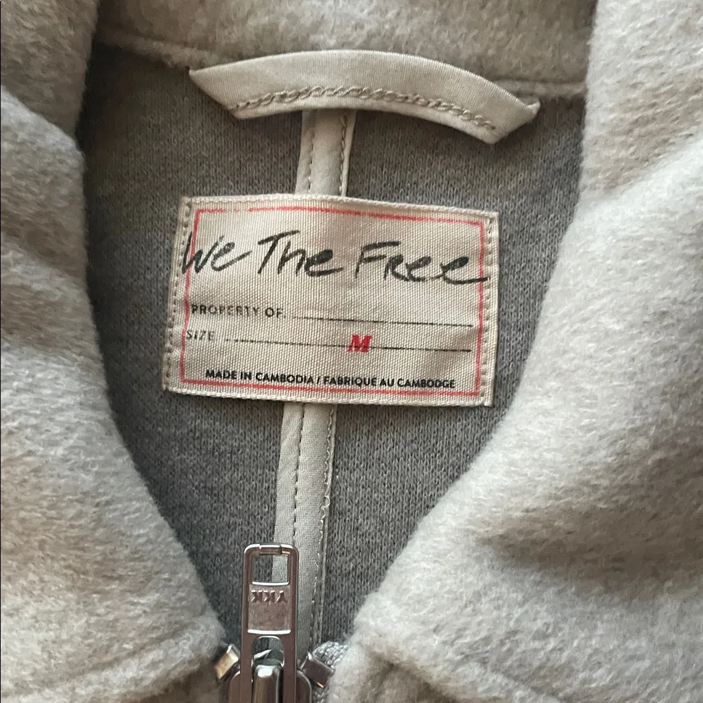 Free People Zip Up Jacket - Image 4