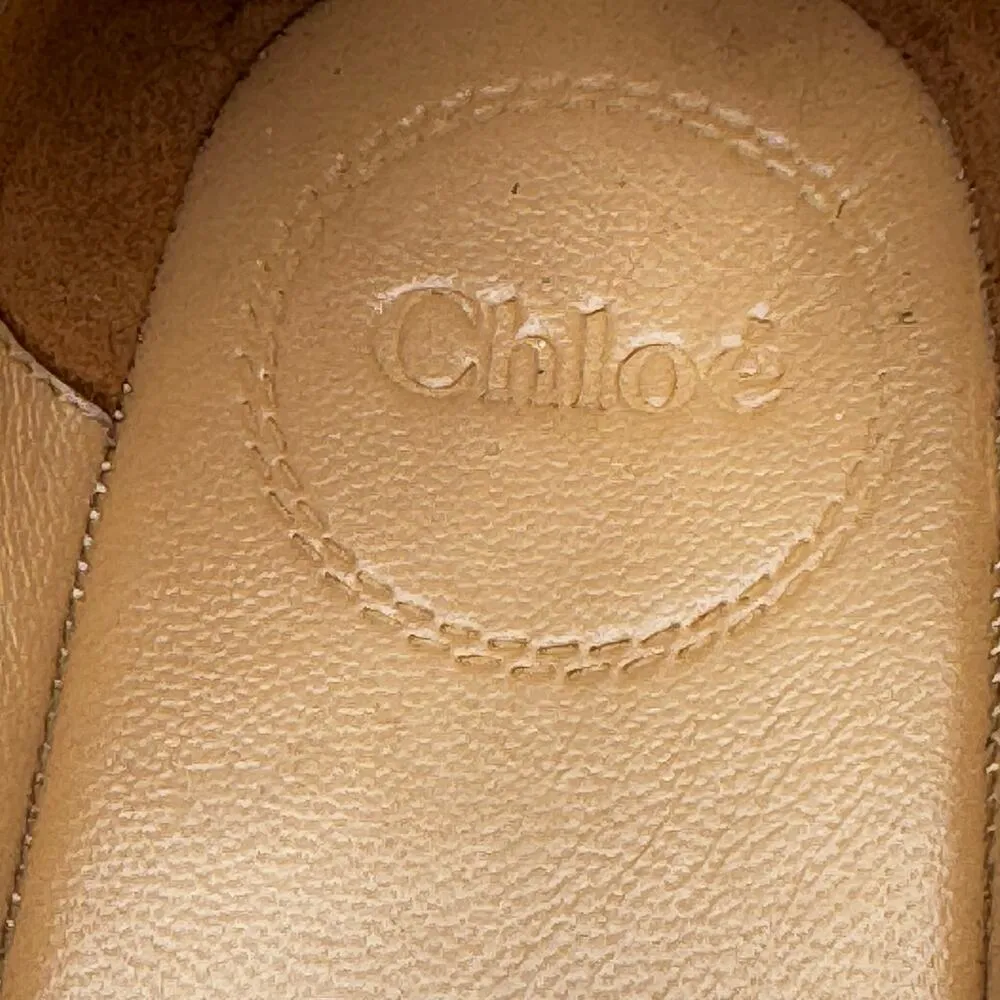CHLOÉ Rubie Mary Jane Pumps fllats in powder IT 41 ( US 11) - Image 12