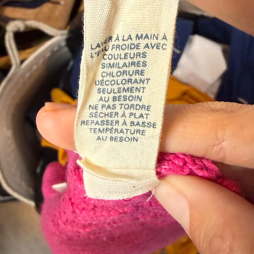 Y2K Vintage American Eagle Cropped Cardigan Sweater in Pink Size Extra Small - Image 9