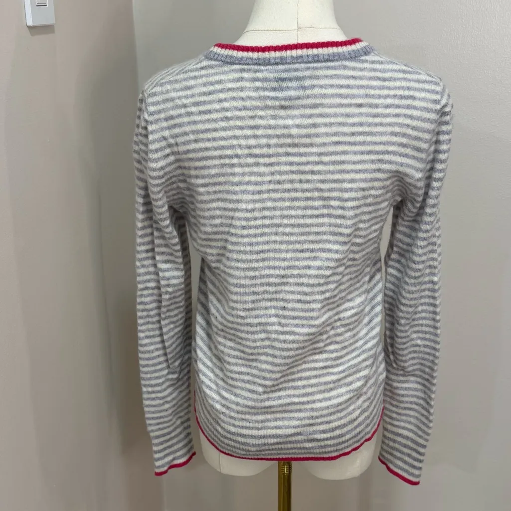 NIC+ZOE striped 100% Cashmere SweaterXS - Image 2