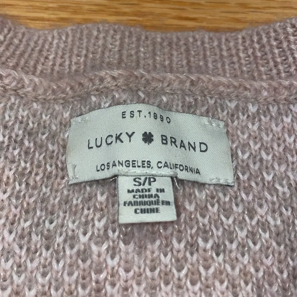 Lucky brand pink camo sweater - Image 2