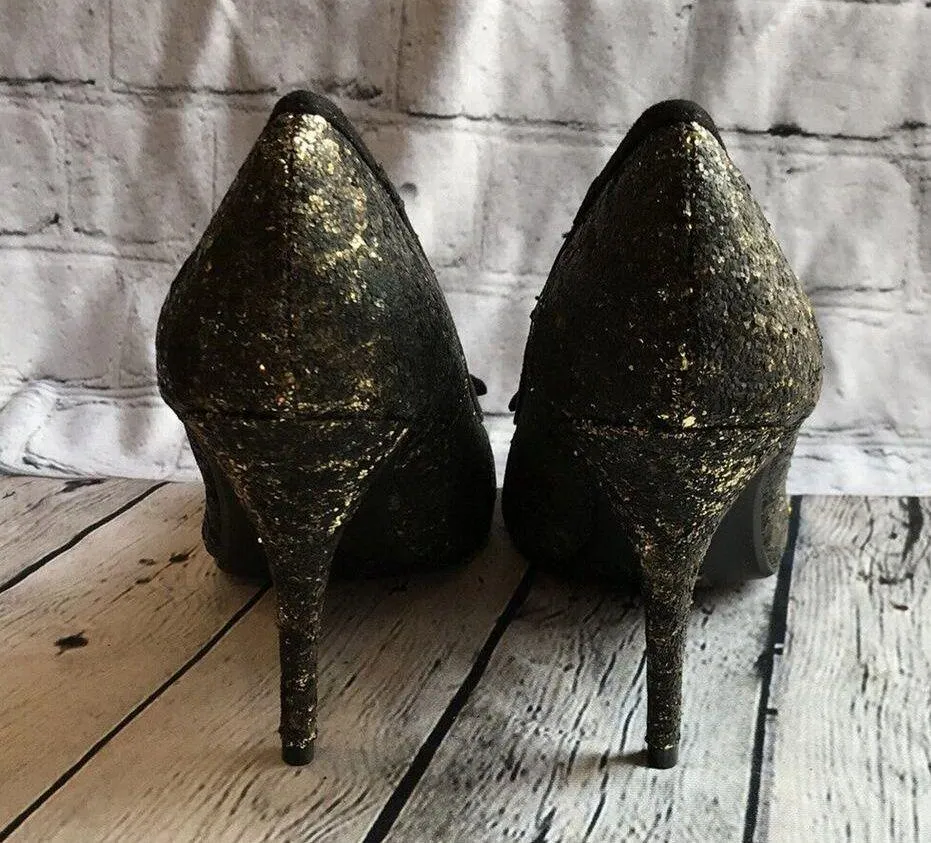 Chinese Laundry Fall for Glitter Women’s Heels Gold Size 8 M New in Box - Image 9