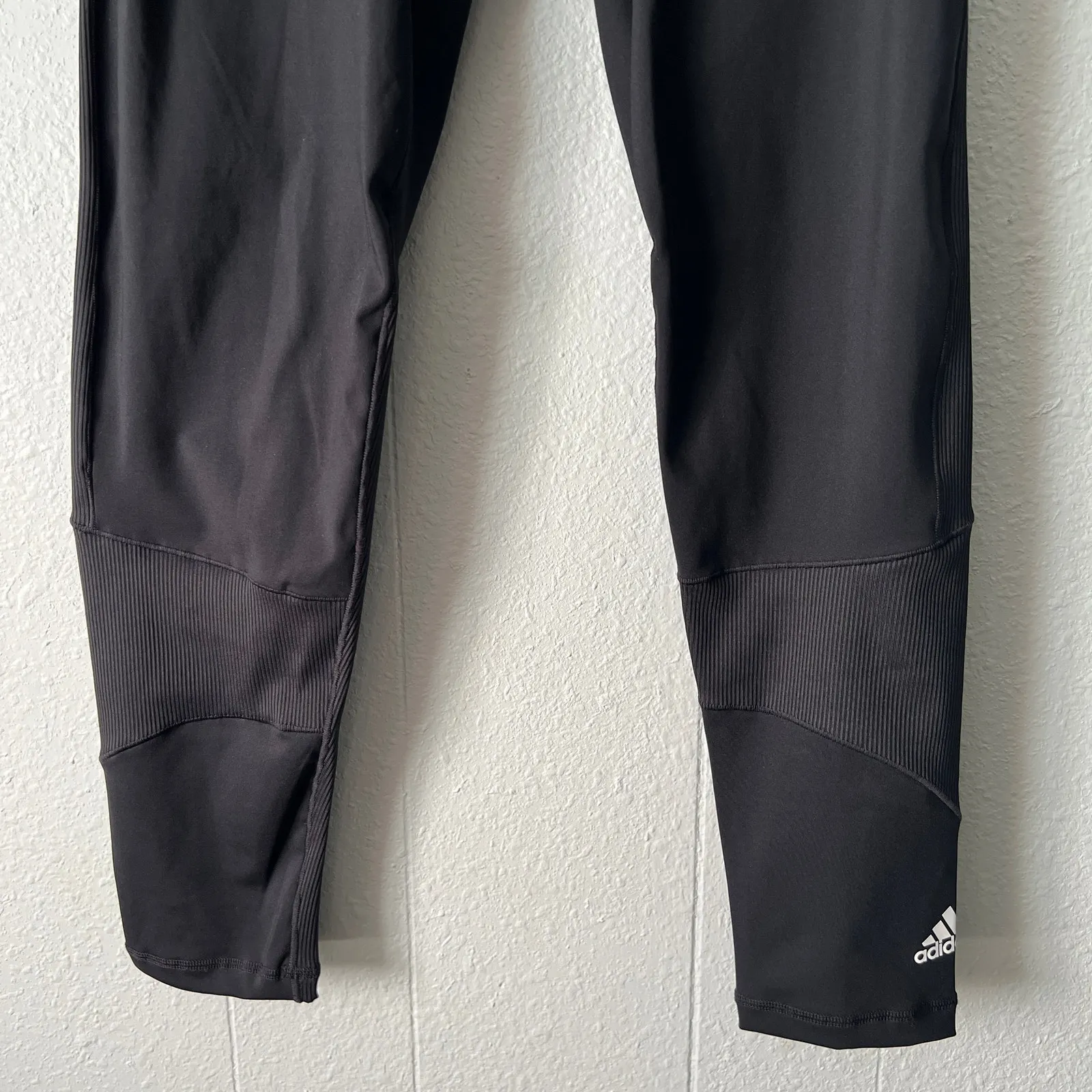 Adidas Cropped Leggings Womens Medium High-Rise Activewear Walking Running Gym - Image 4