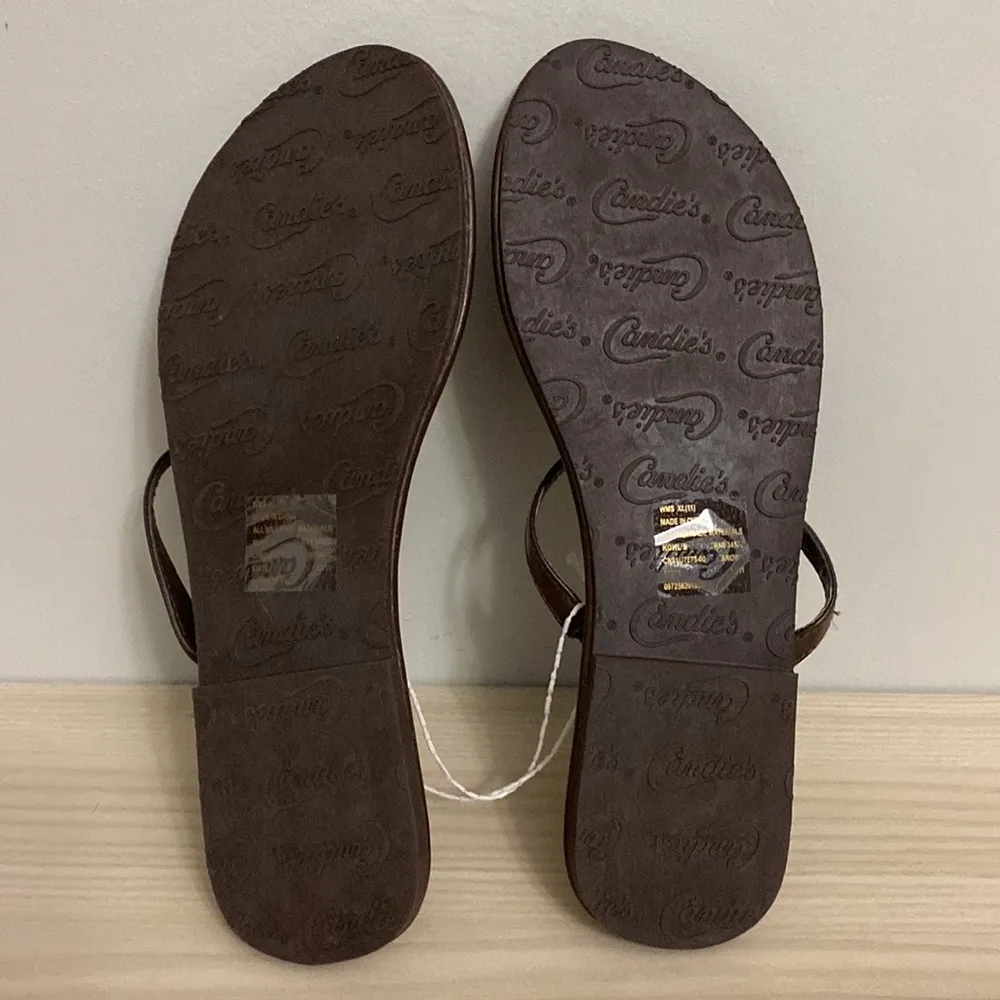 Candie’s brown women’s tassels sandals size 11 - Image 7