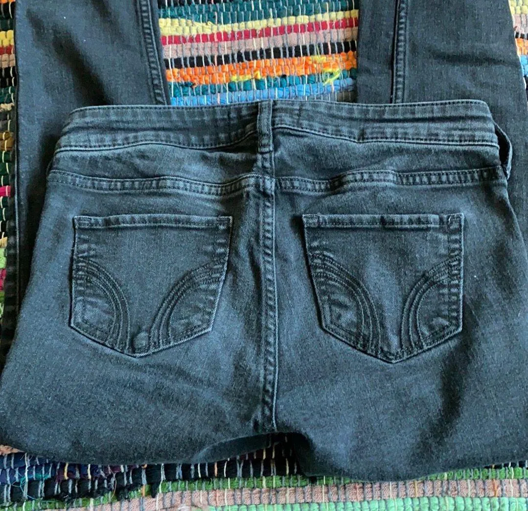 Mid Rise Black Skinny Jeans Size 5 W27 L29 - Image 3