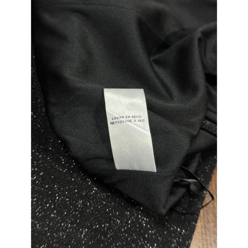 NWOT Donna Morgan Womens Jumpsuit Size 12 Black Sparkly V-Neck Sleeveless - Image 8