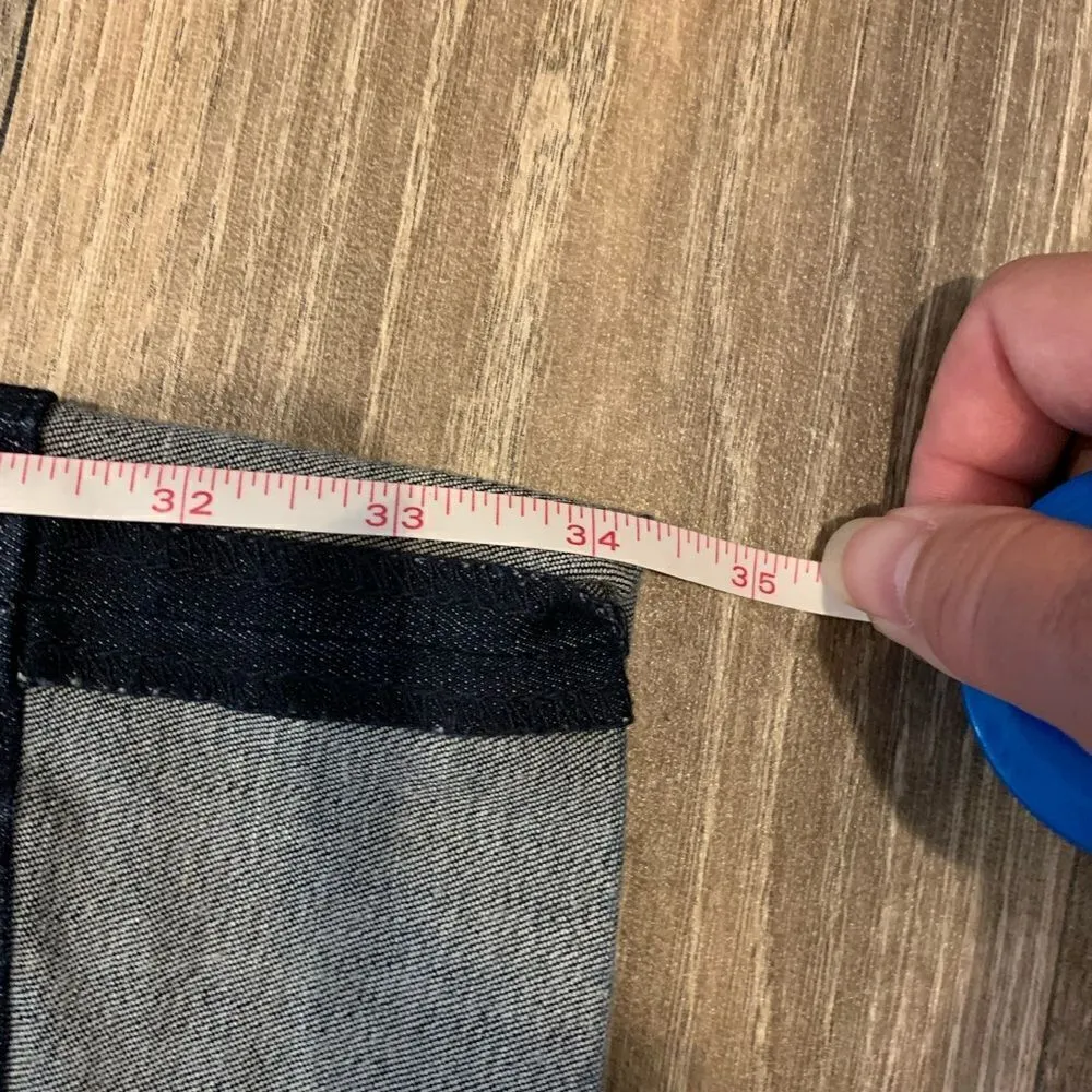 Hudson Women’s Ankle Cropped Denim Jeans Size 26 Light whiskering - Image 12