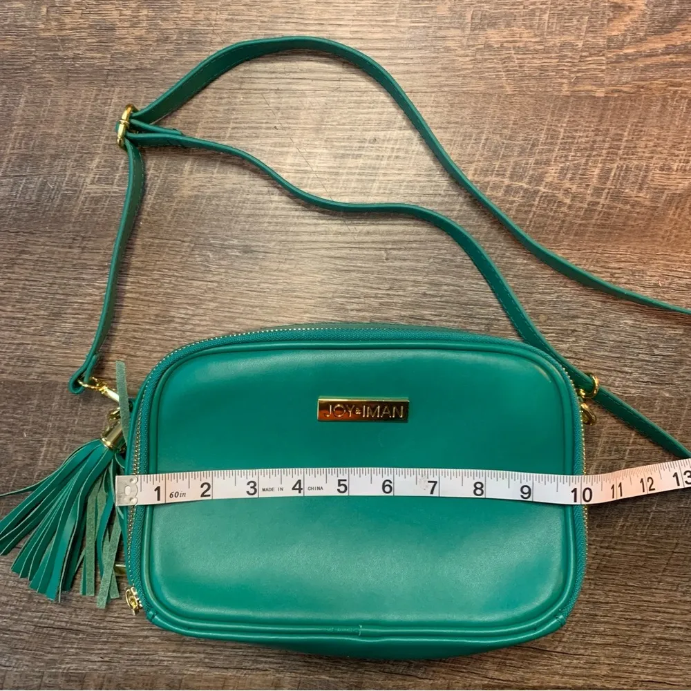 Joy & Iman Green and Gold Purse - Image 7