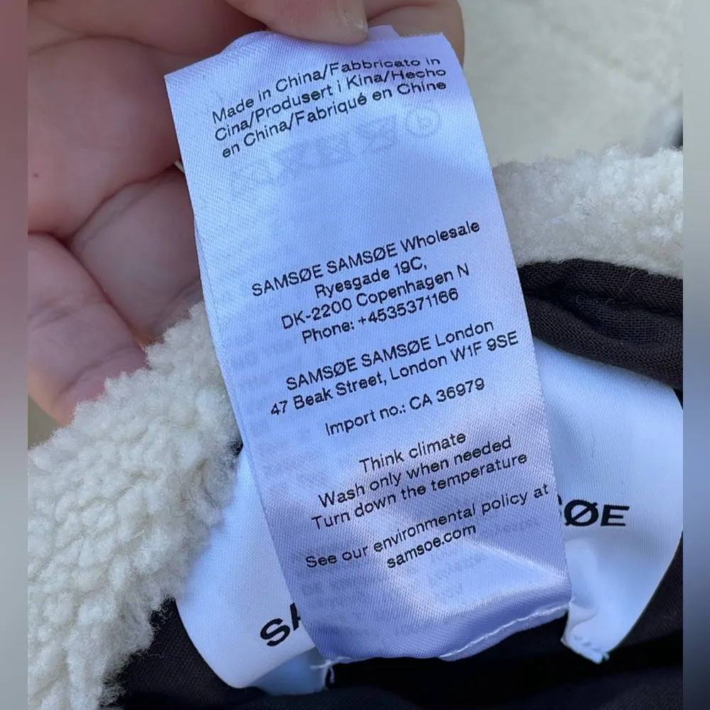 Samsøe Samsøe reversible Naya jacket size medium Brown - Image 15