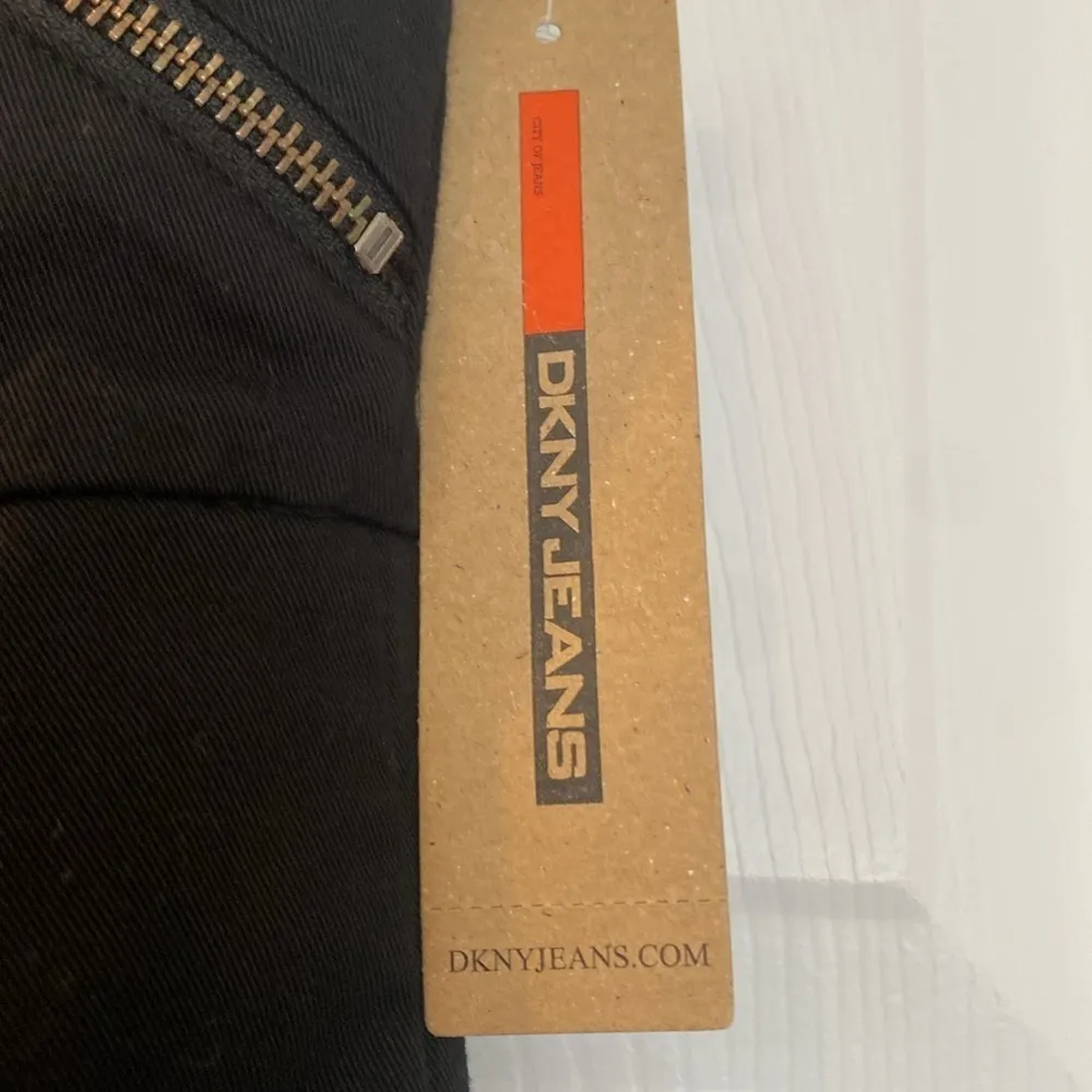 DKNY black strapless mini dress - Image 3