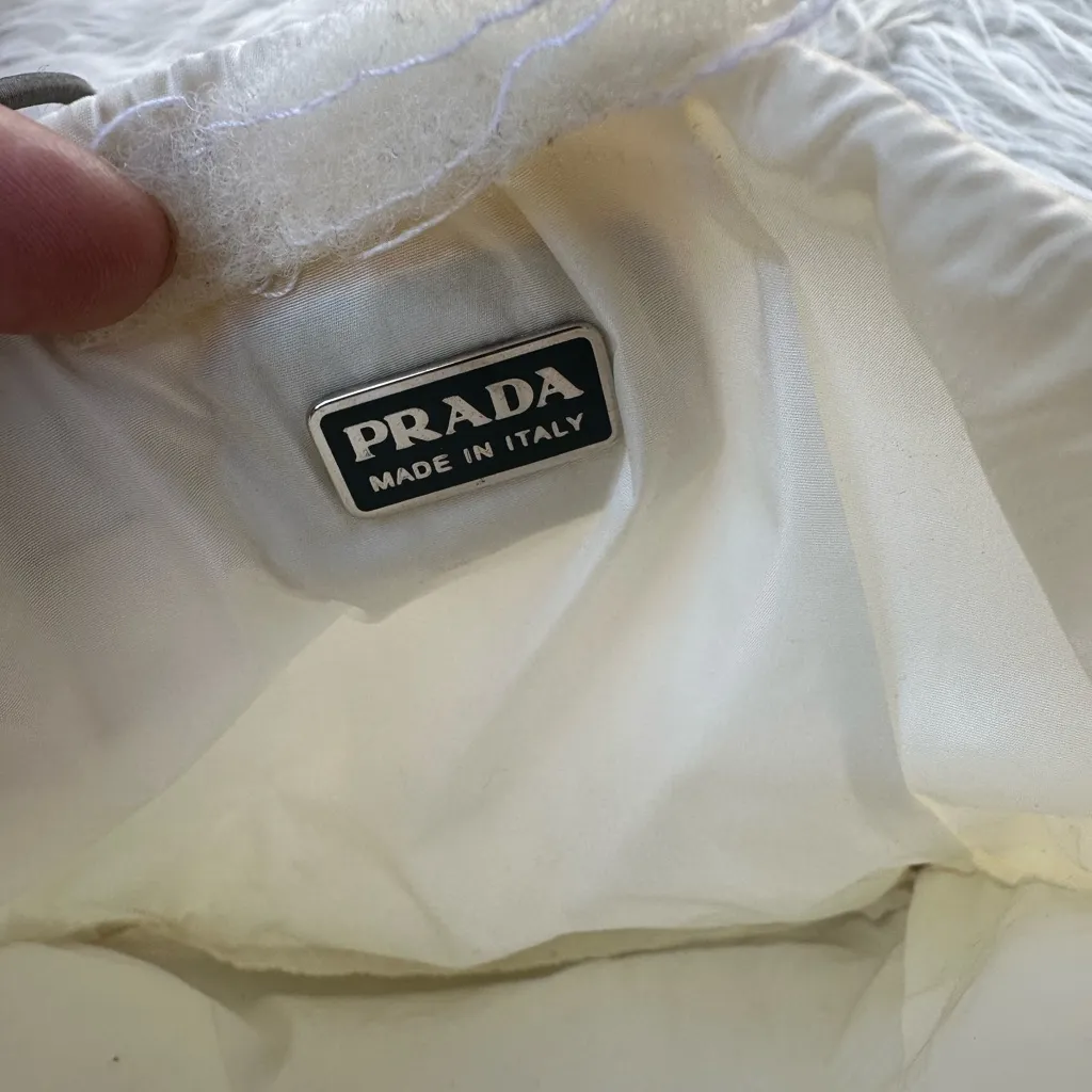 Vintage PRADA Sport Nylon Bag Drawstring Reflective 1999 - Image 5