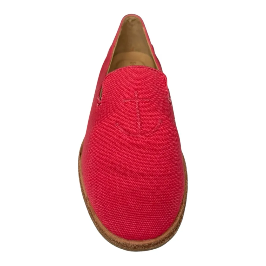 Sperry Seaport Levy Red Canvas Loafers Women’s Size 8 EUC Casual Nautical - Image 3