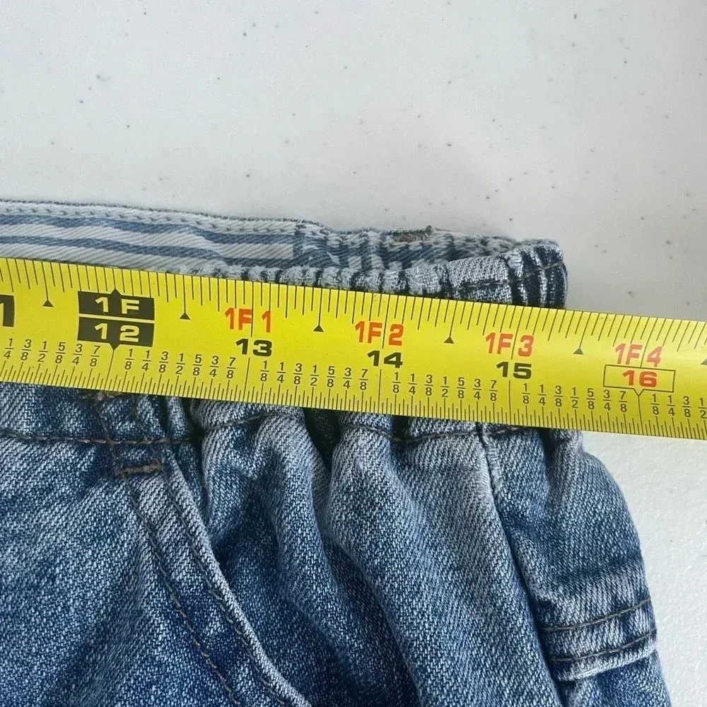VINTAGE Lee mom jeans 80’s butt No Pocket Elastic High Waist 30x31” 14M EUC 0195 - Image 8