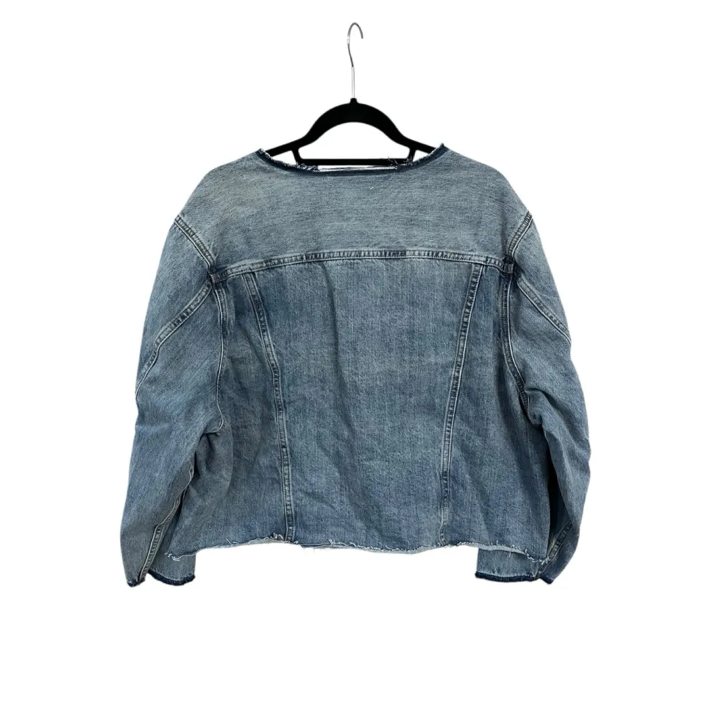 Lucky Brand NWT The Trucker Denim Jean Jacket Size 3X Medium Wash Casual Cotton - Image 5
