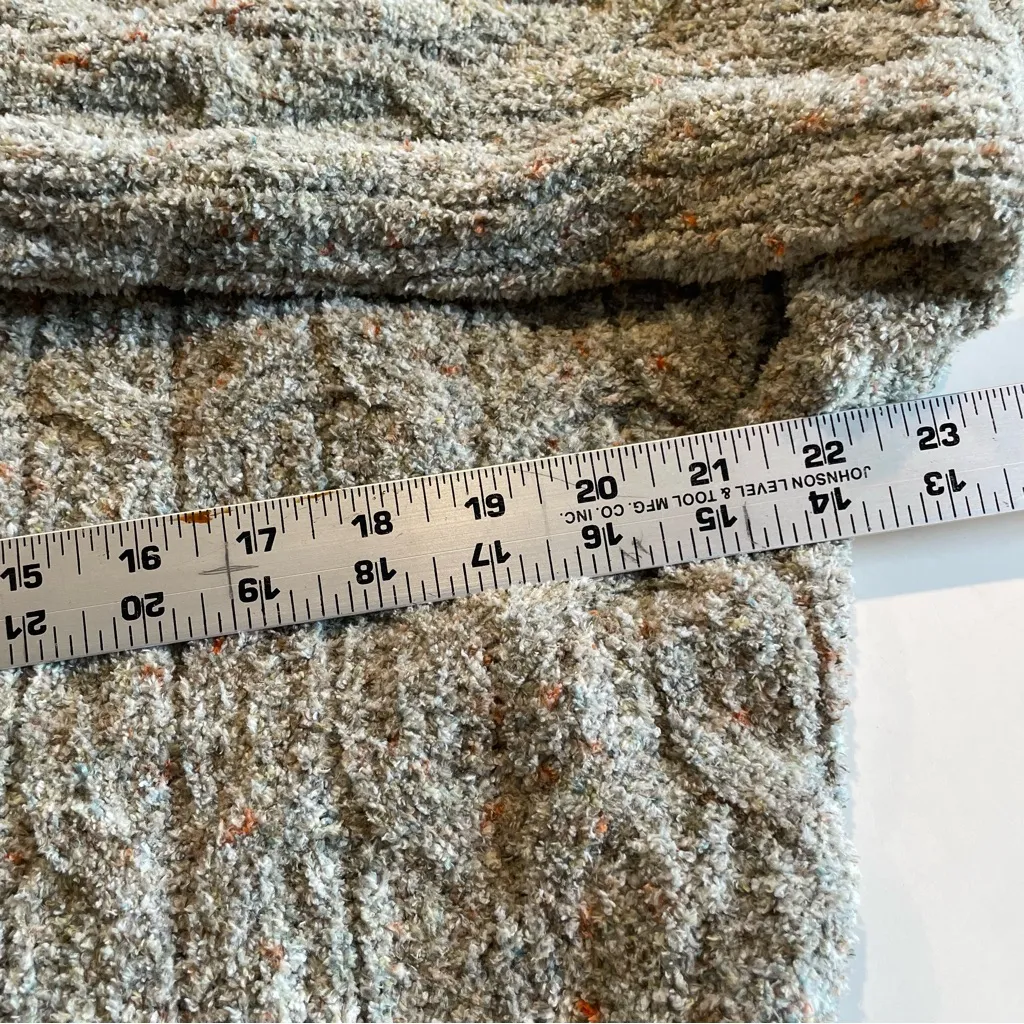 Jessica Simpson  Sweater Women’s Medium Green With Browns Oranges Soft Ribbed NWT - Image 8