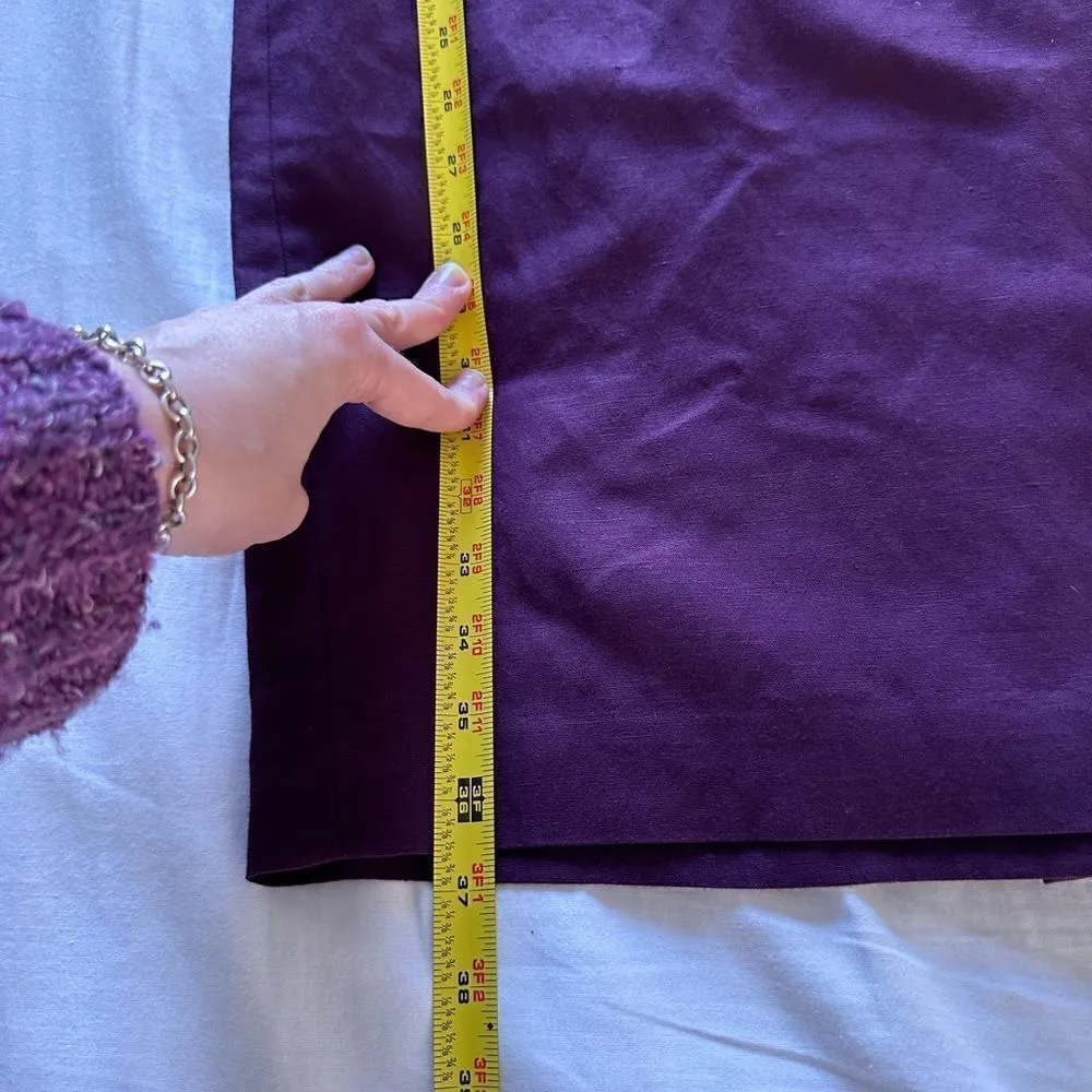 LINDA ALLARD ELLEN TRACY VINTAGE
Dress Suit Sz 4 Linen Mix - Image 7