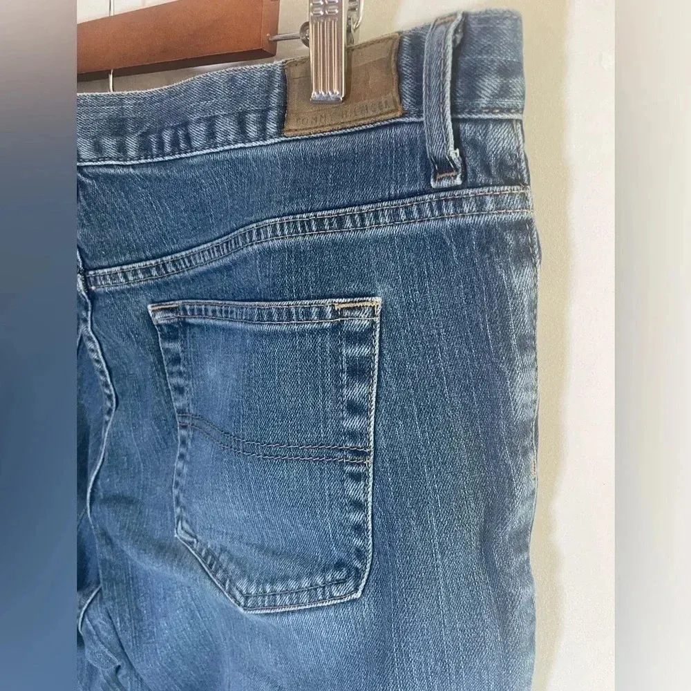 Tommy Hilfiger Low Rise Bootcut Y2K Trendy Dark Wash Jeans Plus Size 14 2006 093 - Image 4