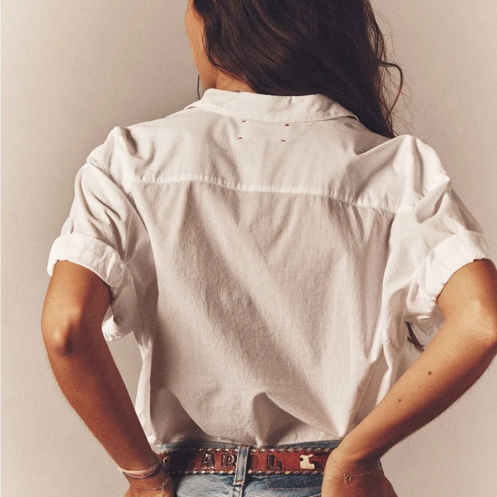 Xirena White Channing Shirt size medium - Image 2