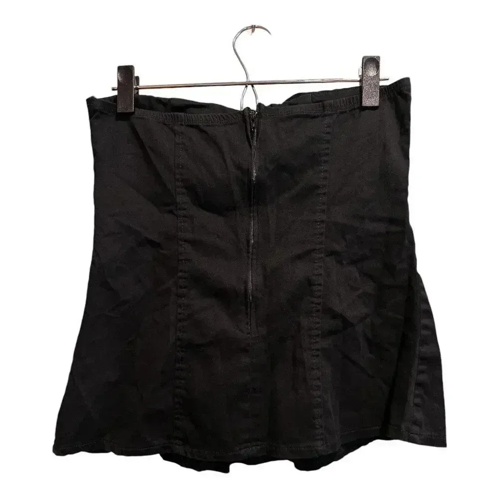 Studio Y Strapless Pleated Black Top‎ | Size M - Image 2