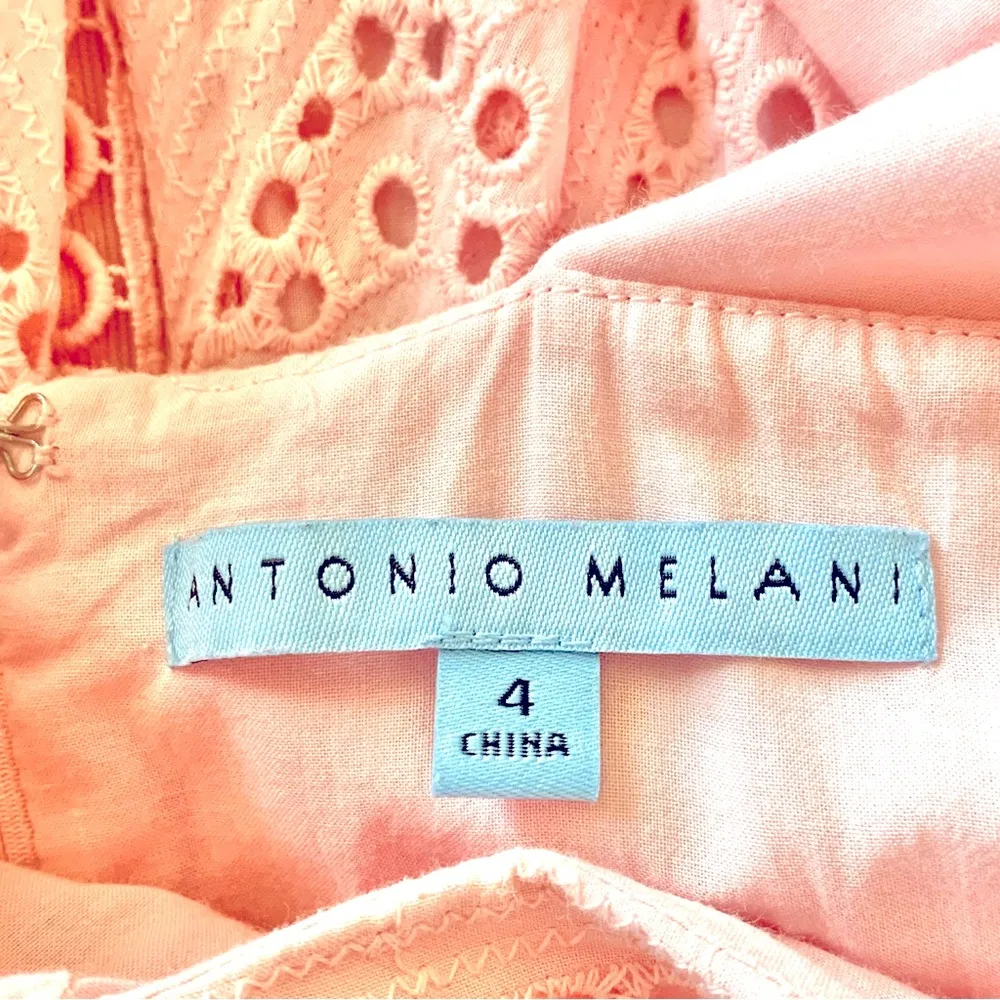 Antonio Melani  Light Pink Crochet Lace Dress. - Image 8