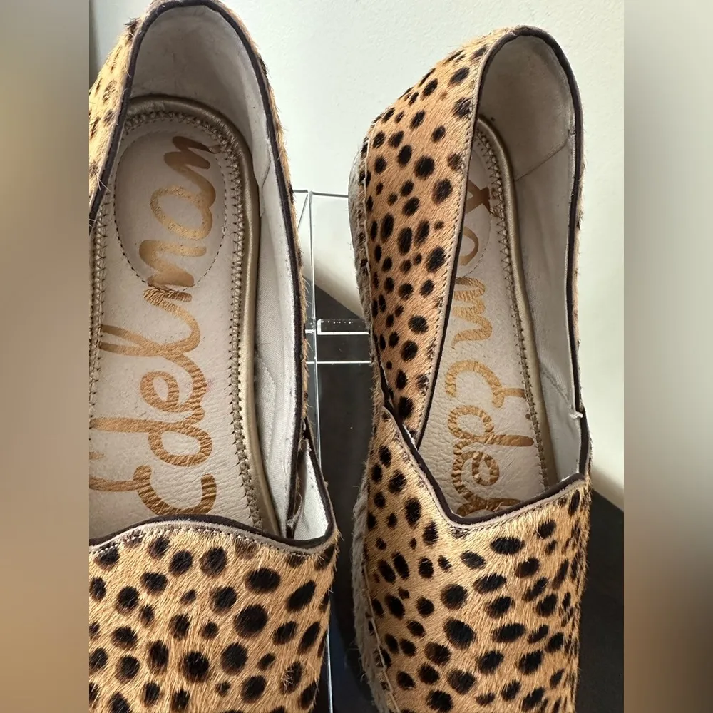 Sam Edelman Kesia Animal Print Espadrille Loafer Flats - Image 3