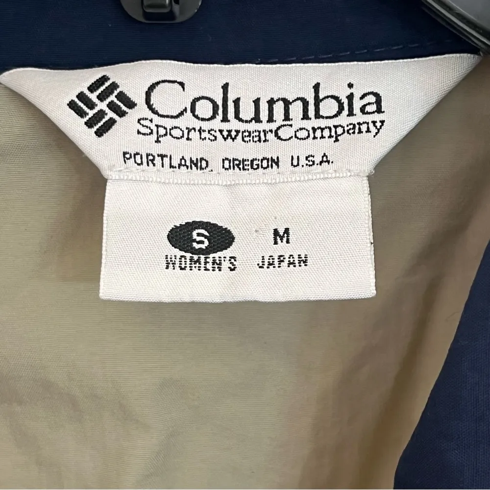 Columbia Womens Lightweight Windbreaker Jacket‎ Full Zip Tan Hiking Size Small - Image 6