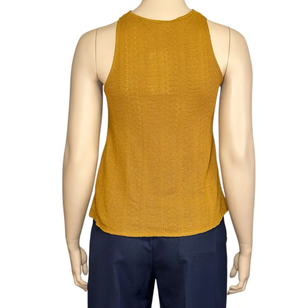 SÉZANE Marissa Knit Top, Bronze, Large - Image 8