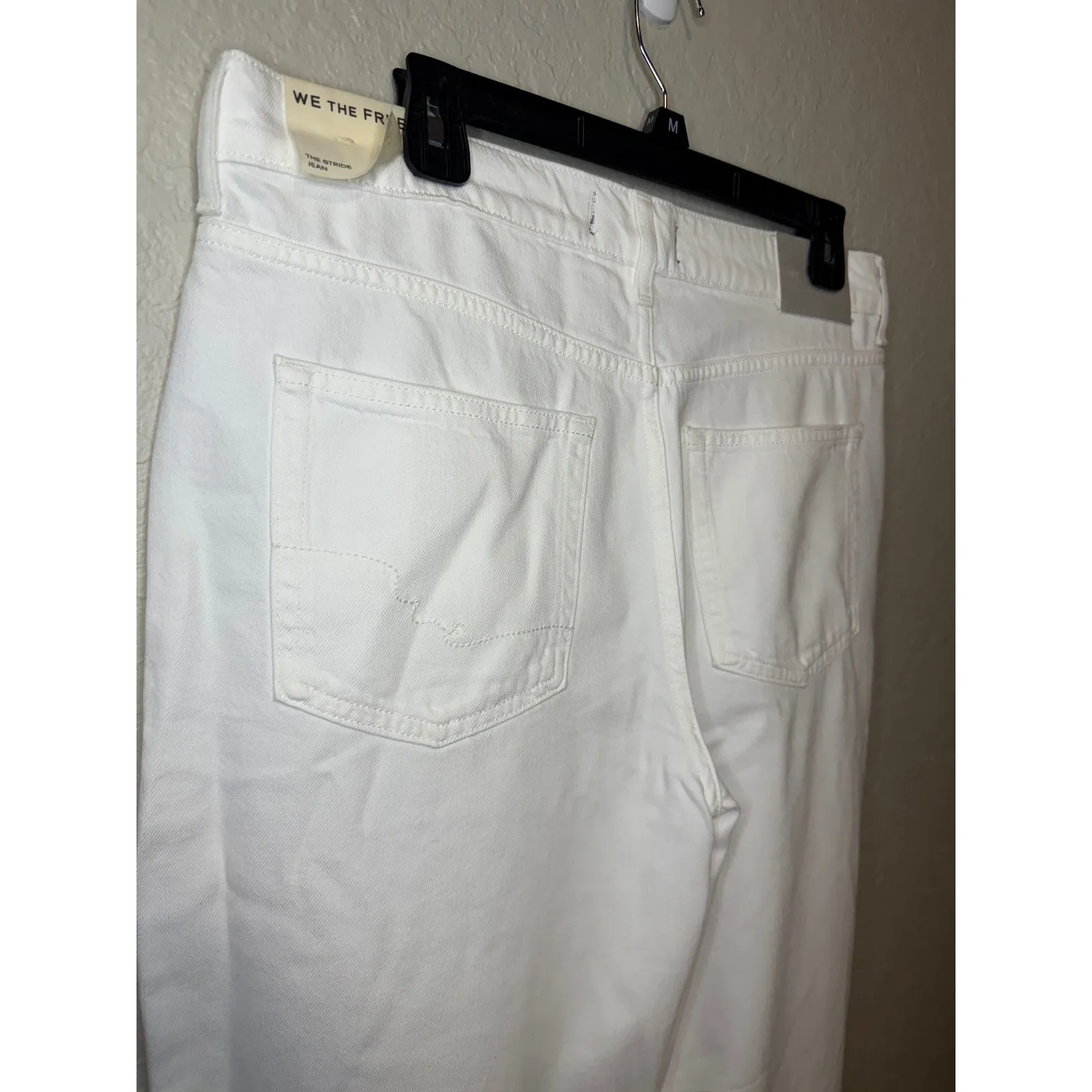 We The Free People Optic White Wide Leg Crop Jeans Womens Size 29 NWT - Image 3