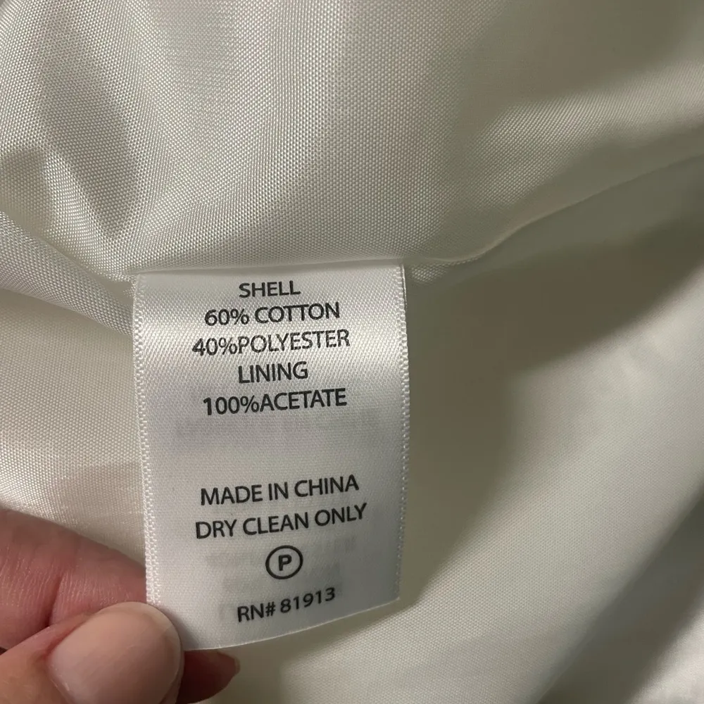 NWT Plenty Tracy Reese Diana Sleeveless Faux-wrap White Paisley Lace Dress Sz 12 - Image 8