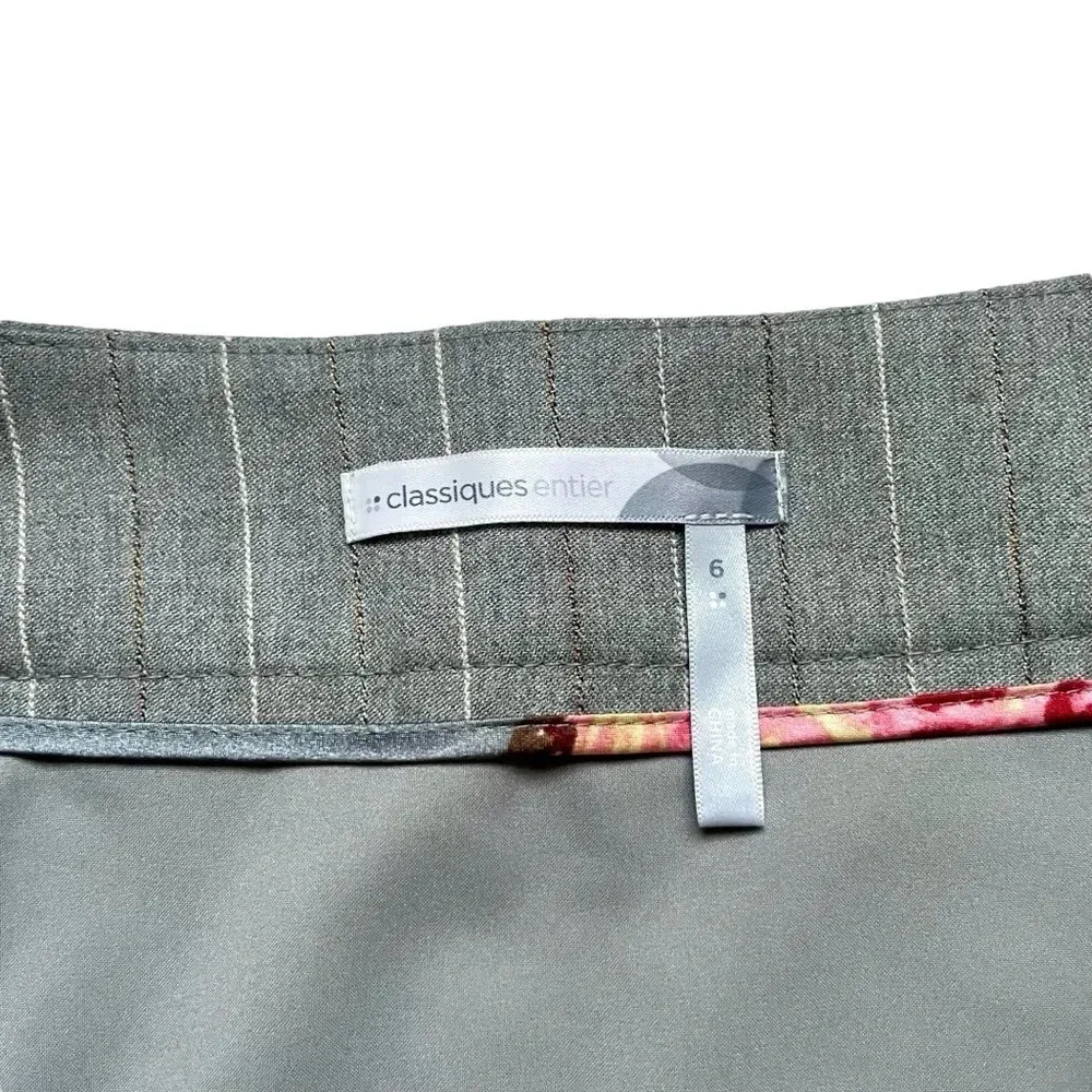 Classiques Entier Wool Blend Striped Skirt Suit - Image 6